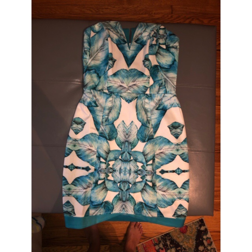 Strapless summer dress